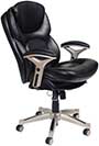 serta-black-leather-office-chair